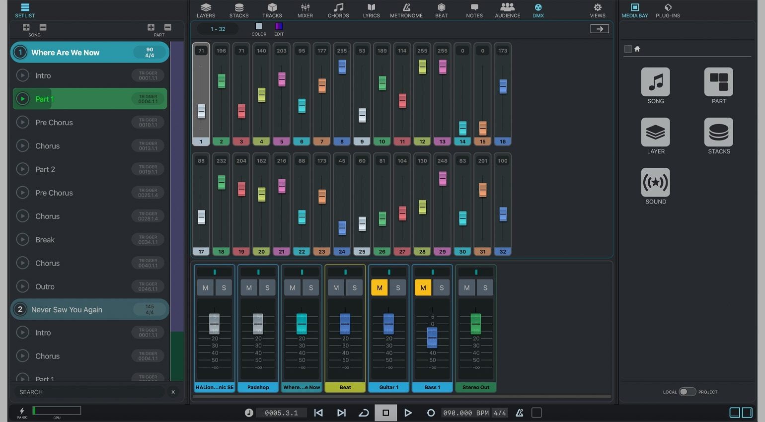 Steinberg VST Live Pro screenshot 2